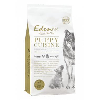 Eden 80/20 grain free puppy cuisine medium/large 2kg DLUO 28/02/2026